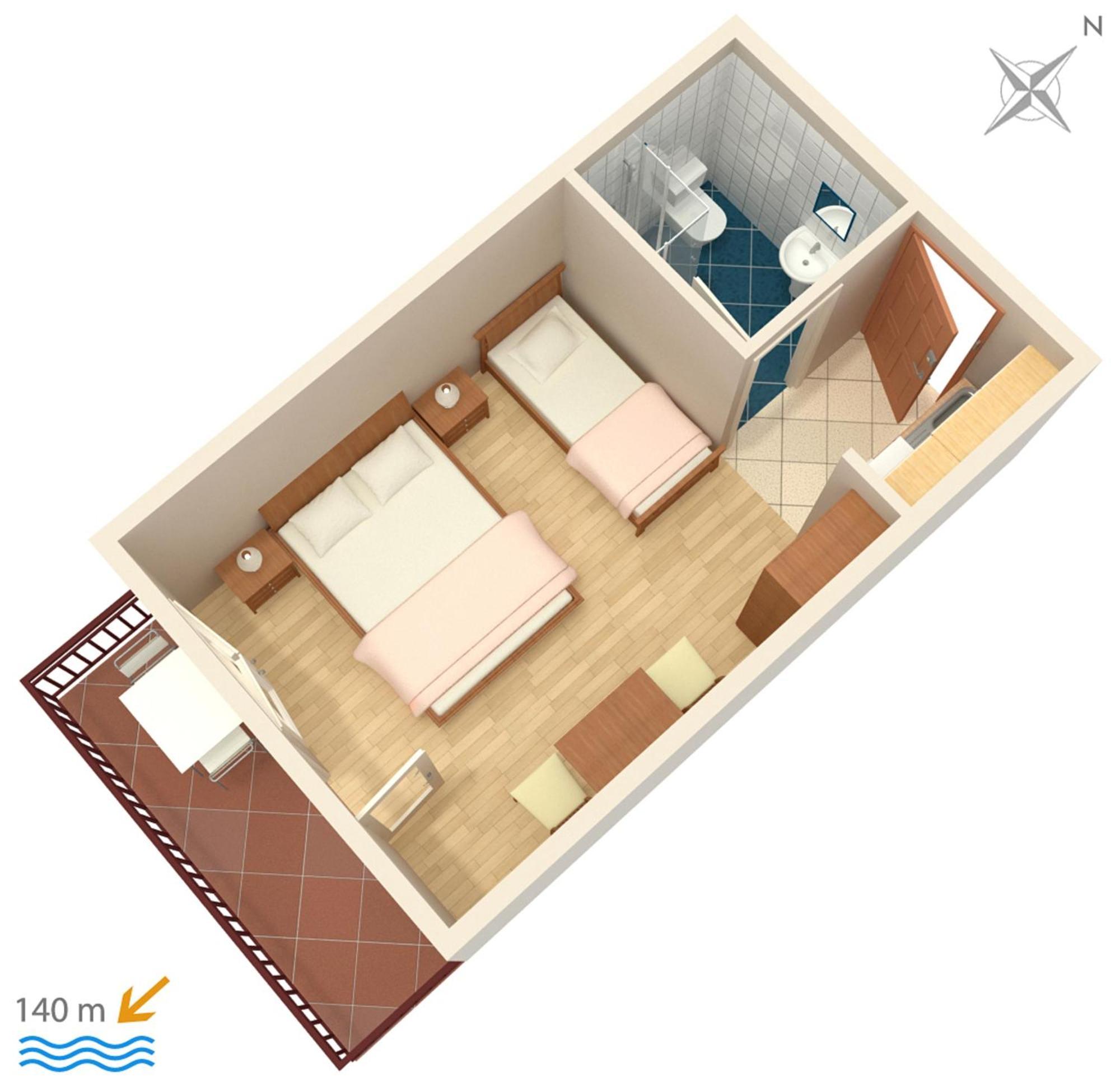 Apartments And Rooms By The Sea Brela, Makarska - 2752 Ngoại thất bức ảnh